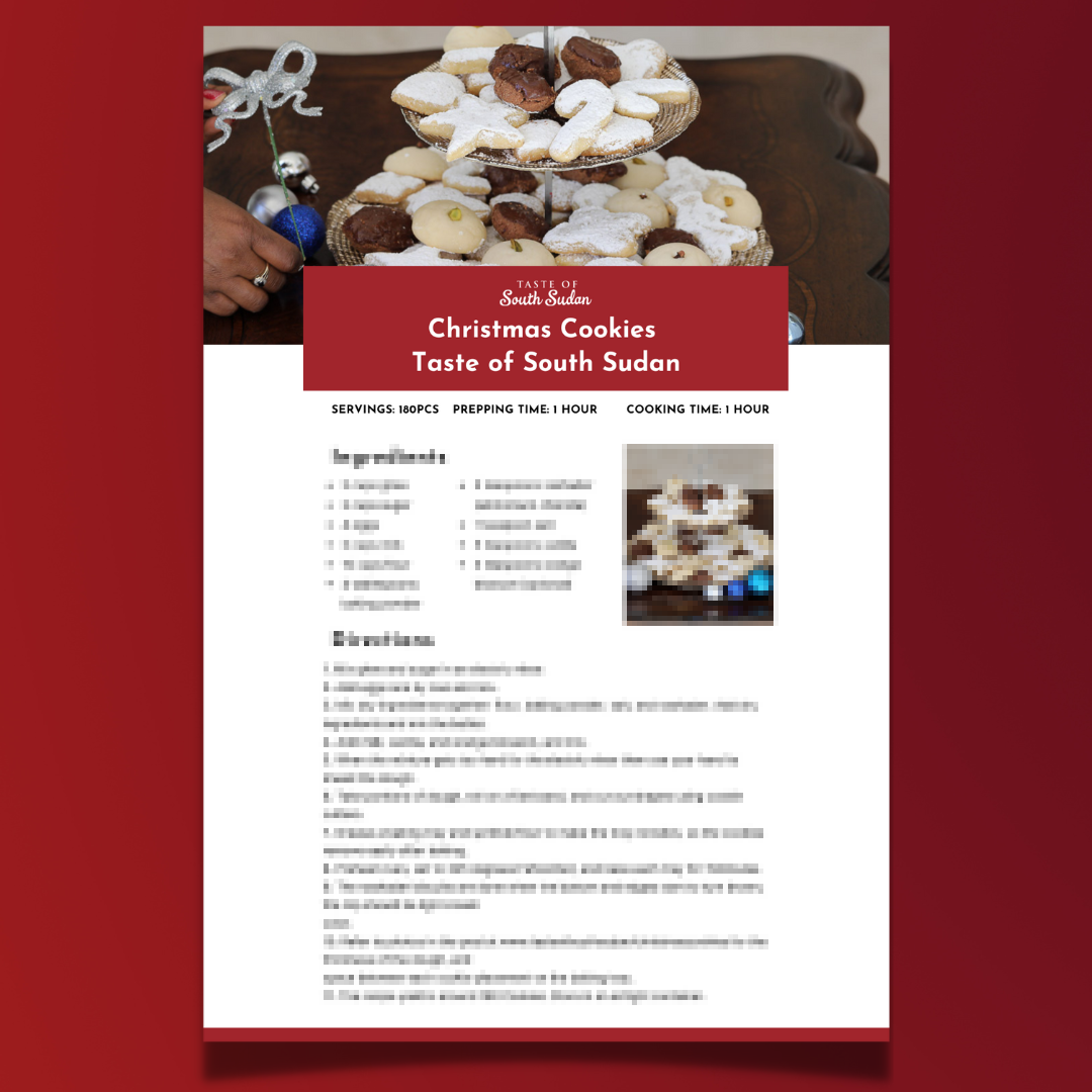 Christmas Cookies Digital Recipe